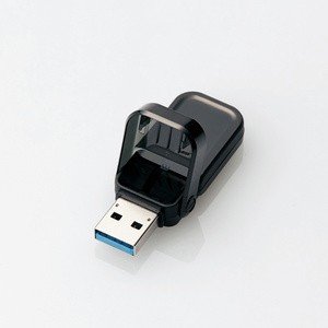 USBメモリー/USB3.1(Gen1)対応/フリップキャップ式/32GB/ブラック
