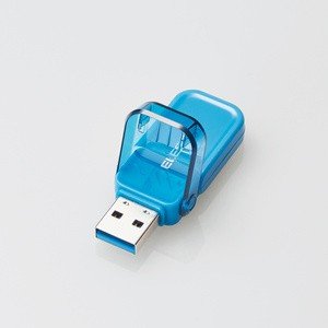 USBメモリー/USB3.1(Gen1)対応/フリップキャップ式/32GB/ブルー