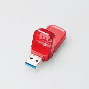 USBメモリー/USB3.1(Gen1)対応/フリップキャップ式/32GB/レッド