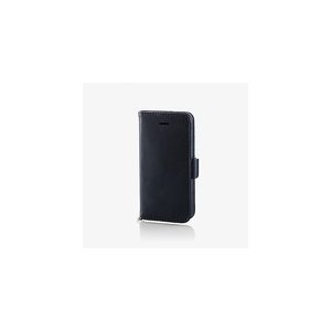 エレコム iPhone SE/ソフトレザーカバー/磁石付/ブラック PM-A18SPLFYBK