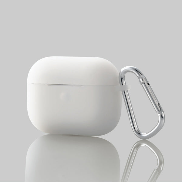 エレコム AirPods Pro対応ｱｸｾｻﾘ/ｼﾘｺﾝｹｰｽ/ｺﾈｸﾀｷｬｯﾌﾟ/ｶﾗﾋﾞﾅ付/ｸﾘｱ