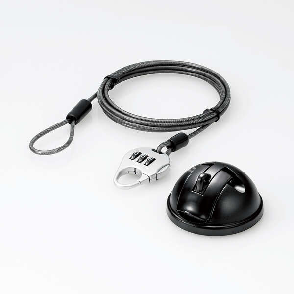 エレコム 吸盤セキュリティーワイヤーロック