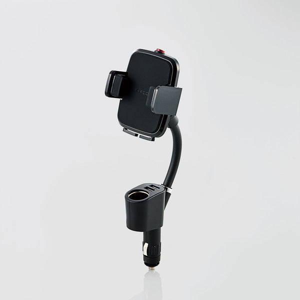 エレコム 車載充電スマホスタンド(シガープラグ)