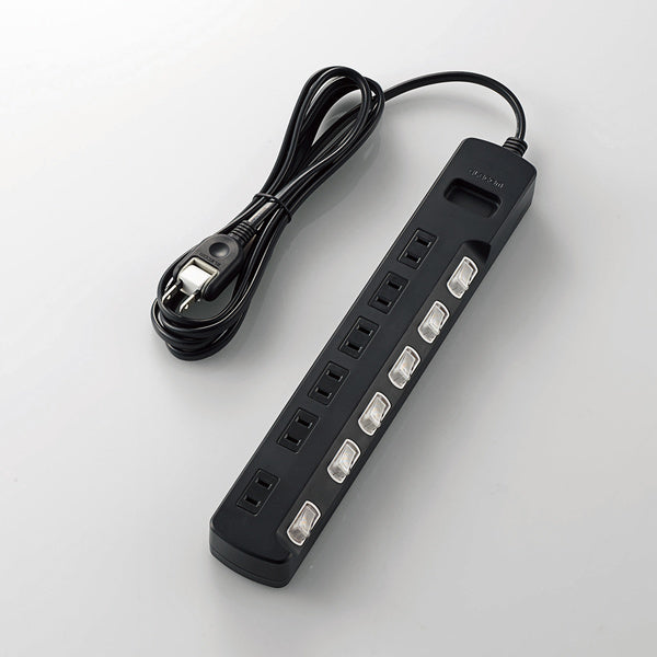 エレコム 個別スイッチ付 雷ガードタップ