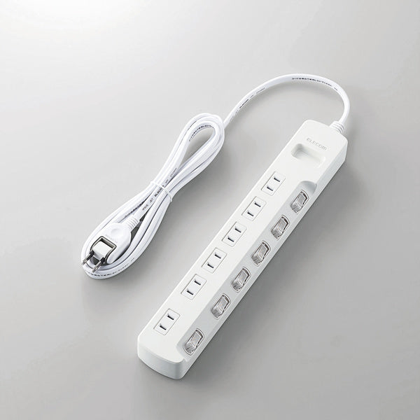 エレコム ほこり防止シャッター付 雷ガードタップ