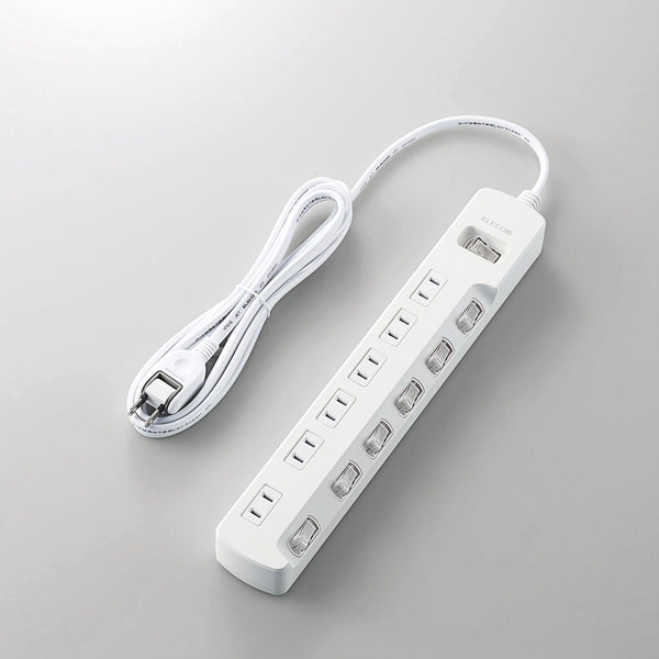 エレコム 一括&個別スイッチ付 雷ガードタップ