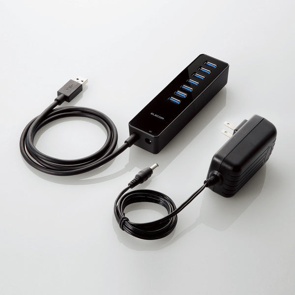 エレコム 7ポートUSB3.0ハブ(マグネット・セルフパワータイプ)