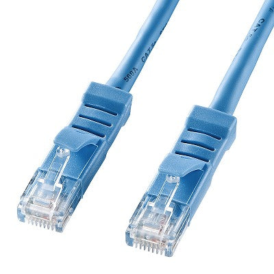 サンワサプライ L型カテゴリ5eより線LANケーブル KB-T5YL-02LB