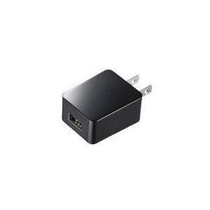 サンワサプライ USB充電器（2A・高耐久タイプ） ACA-IP52BK