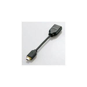 エレコム HDMI変換アダプタ　タイプA-タイプD　ブラック　AD-HDADBK AD-HDADBK