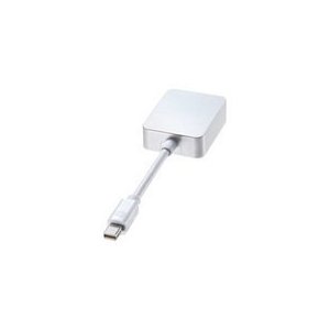 サンワサプライ 4K対応Mini DisplayPort-HDMI変換アダプタ AD-MDPHD008