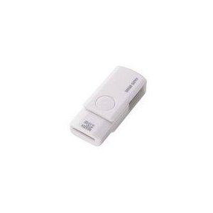 サンワサプライ microSDカードリーダー ADR-MCU2SWW