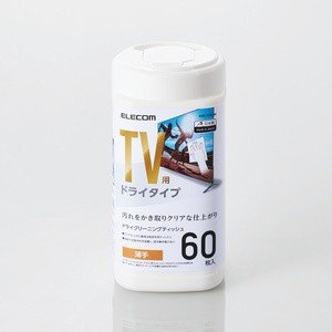 テレビ用クリーナー/ドライティッシュ/ボトルタイプ60枚入