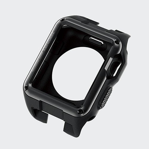 エレコム Apple Watch 42mm/ZEROSHOCKケース/ブラック AW-42ZEROBK