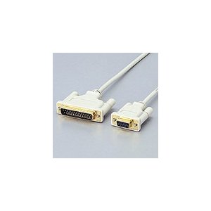 エレコム RS-232Cケーブル リバース D-Sub9ピ ン ⇔ D-Sub25ピン 1.5m C232R-D15