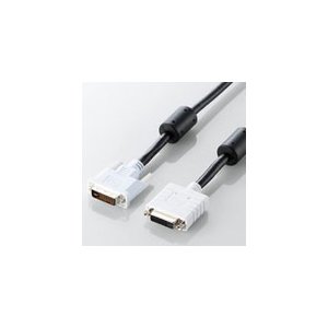 エレコム DVI延長ケーブル(アナログ/デジタル)1.0mCAC-DVIE10BK CAC-DVIE10BK