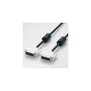 エレコム DVIシングルリンクケーブル(デジタル)  3m ブラック  CAC-DVSL30BK CAC-DVSL30BK