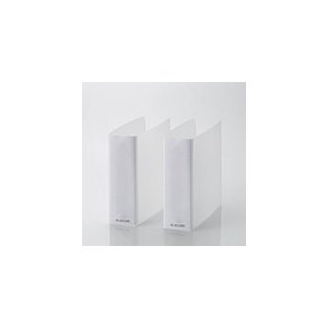 エレコム DVD・CD不織布ケース専用ファイル(2冊入り) CCD-B01Wシリーズ クリア CCD-B01WCR CCD-B01WCR