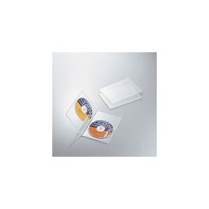 エレコム DVDスリムトールケース 両面収納 3マイ クリア CCD-DVDS04CR