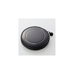 エレコム CD/DVDファスナーケース(12枚収納) CCD-H12シリーズ ブラック CCD-H12BK CCD-H12BK