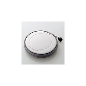 エレコム CD/DVDファスナーケース(12枚収納) CCD-H12シリーズ ホワイト CCD-H12WH CCD-H12WH