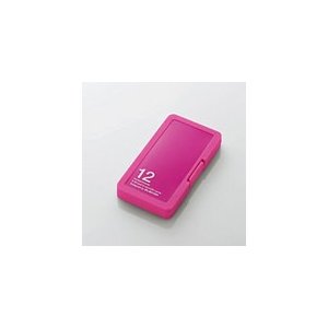 エレコム SD/microSDカードケース(プラスチックタイプ)[SDメモリーカード6枚、microSDメモリーカード6枚収納…[CMC-SDCPP12PN]