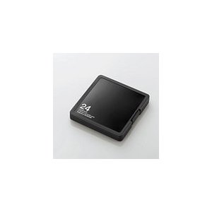 エレコム SD/microSDカードケース(プラスチックタイプ)[SDメモリーカード12枚、microSDメモリーカード12枚収…[CMC-SDCPP24BK]