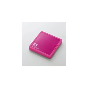エレコム SD/microSDカードケース(プラスチックタイプ)[SDメモリーカード12枚、microSDメモリーカード12枚収…[CMC-SDCPP24PN]