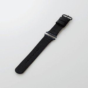 Apple Watch 40/38mm/ファブリックバンド/ブラック