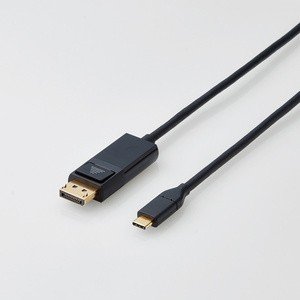 変換ケーブル/Type-C-DisplayPort/1.0m/ブラック