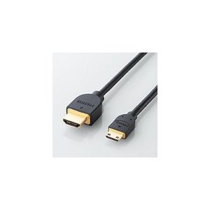 エレコム イーサネット対応 HIGH SPEED HDMI-Miniケーブル  3.0m  DH-HD14EM30BK DH-HD14EM30BK