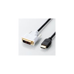 エレコム HDMI⇔DVI変換ケーブル [ブラック]  3.0m DH-HTD30BK DH-HTD30BK