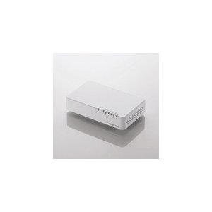 エレコム 100BASE-TX対応 スイッチングハブ EHC-F05PN-JW