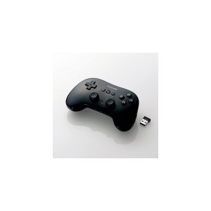 エレコム 小型軽量ワイヤレスゲームパッド JC-U3912TBK