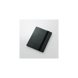 エレコム iPad用ソフトレザーカバー(スタンド・360度回転タイプ) ブラック TB-A12360BK TB-A12360BK