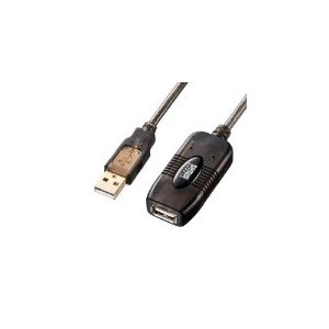 サンワサプライ 30m延長USBアクティブリピーターケーブル KB-USB-R230