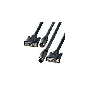 サンワサプライ DVI工事配線ケーブル（シングルリンク・10m） KC-DVI-K100 KC-DVI-K100