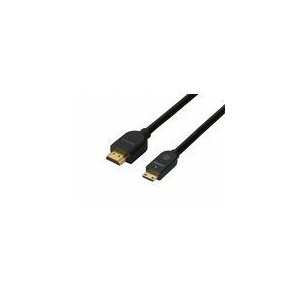 SONY イーサネット対応 HIGH SPEED HDMIケーブル（ミニ端子用） （1.0m）  DLC-HEM10/B DLC-HEM10/B