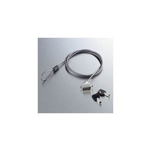 エレコム セキュリティワイヤーロック ESL-7C || 対応スロット3?3.8mm×7.0?7.5mm パソコン 液晶モニタ