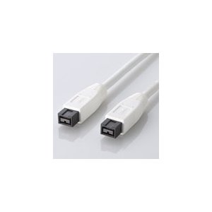 エレコム FireWireケーブル(9ピン-9ピン) ホワイト IE-991WH IE-991WH