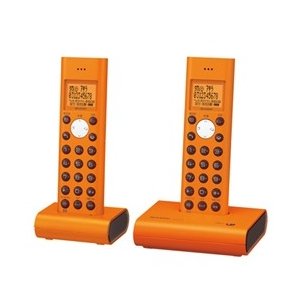 シャープ デジタルコードレス電話機  オレンジ系JD-S05CW-D JD-S05CW-D
