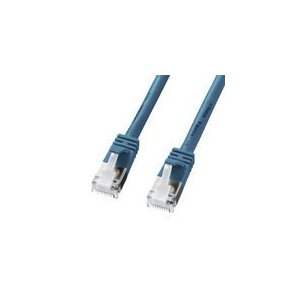 サンワサプライ ツメ折れ防止カテゴリ5eSTP LANケーブル KB-STPTS-03BL