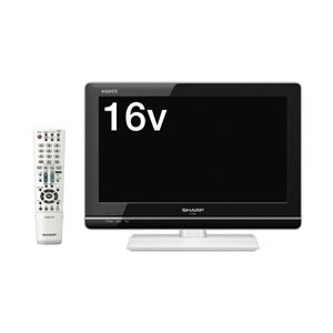 シャープ 16V型 液晶 テレビ AQUOS LC-16K5-W ハイビジョン2011年モデル