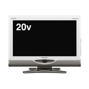 シャープ 20V型 液晶 テレビ AQUOS LC-20DE7-W ハイビジョン2010年モデル