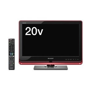 シャープ 20V型 液晶 テレビ AQUOS LC-20DZ3R ハイビジョン HDD(外付)  2010年モデル  LC-20DZ3-R