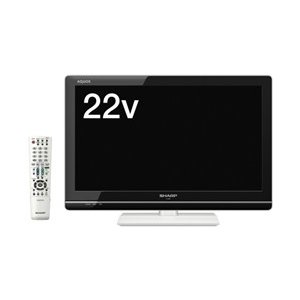 シャープ 22V型 液晶 テレビ AQUOS LC-22K5-W ハイビジョン2011年モデル