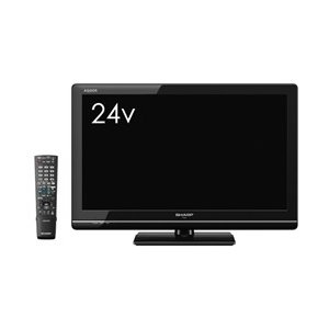 シャープ 24V型 液晶 テレビ AQUOS LC-24K7-B フルハイビジョン HDD(外付)  2012年モデル