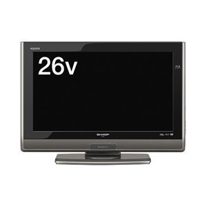 シャープ 26V型 液晶 テレビ AQUOS LC-26DV7-B ハイビジョン ブルーレイレコーダー内蔵  2010年モデル