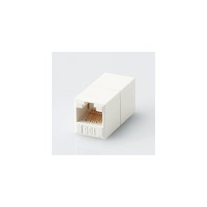エレコム LANケーブル延長コネクタ(カテゴリー6A対応) LD-RJ45JJ6AY2 LD-RJ45JJ6AY2