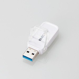 USBメモリー/USB3.1(Gen1)対応/フリップキャップ式/32GB/ホワイト
